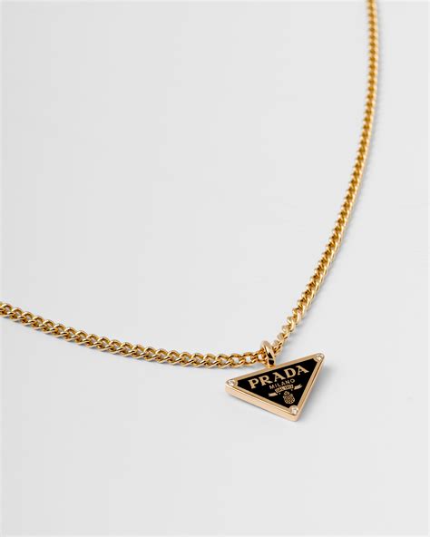 prada poucachelle necklace|Prada diamond necklace.